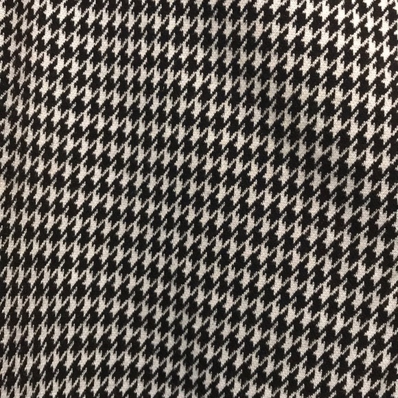 White and black printed high waisted pants - Picture 6 of 6